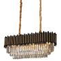 Nordic Crystal Chandelier Lighting Luxury Pendant Light Raindrop Chandelier Ceiling Light Fixture for Dining Living Room Bedroom Home Hallway