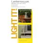 Light It! By Fulcrum, Lanterna LUX, Wireless 23-LED Touch Lamp, Battery Operated, Silver