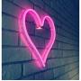 Britrio LED Neon Light Sign, 13.4”x12.6” Heart Shape Neon Sign Wall Hanging Sign Wall Art for Bar Bedroom Living Room Kid’s Room Party,Home Decor Neon Night Light USB Powered(Pink Heart)