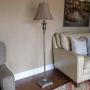 Décor Therapy PL3790 Floor Lamp, Antique Gesso