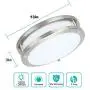 Drosbey 36W Dimmable LED Flush Mount Ceiling Light Fixture, Kitchen Light Fixtures, 13 inch Ceiling Lights for Bedroom, Bathroom, 3000K/4000K/5000K Adjustbale, Super Bright 3500LM Drosbey 36W Dimmable LED Flush Mount Ceiling Light Fixture, Kitchen Light Fixtures, 13 inch Ceiling Lights for Bedroom, Bathroom, 3000K/4000K/5000K Adjustbale, Super Bright 3500LM