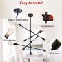Sputnik Chandelier Farmhouse 8- Light Black Pendant Lighting Vintage Industrial Ceiling Lighting Fixture for Bedroom Kitchen Dining Room Hallway Island