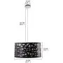 Lightinthebox Pendant Lights Modern Contemporary Hanging Lighting for Dining Room Kitchen Living Room Metal (Black)(4PC)