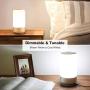 WiFi Smart Table Lamp for Bedrooms, LE LampUX Touch Bedside Lamp Works with Alexa Google Home, Modern Dimmable LED Nightstand Lamp, White & RGB Color Changing Night Light for Kids Room, Living Room WiFi Smart Table Lamp for Bedrooms, LE LampUX Touch Bedside Lamp Works with Alexa Google Home, Modern Dimmable LED Nightstand Lamp, White & RGB Color Changing Night Light for Kids Room, Living Room