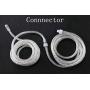 FOEERS 3M 10ft 110V Led Rope Lights Outdoor Wedding Christmas Holiday Decoration Lights (White)