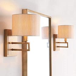 Safavieh Lighting Collection Catena Antique Gold 9.5-inch Wall Sconce (Set of 2)