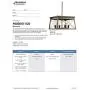 Briarwood Collection Rich Oak Four-Light Farmhouse Chandelier