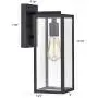 MICSIU Outdoor Wall Light 2 Pack Exterior Lantern Sconce 13.75 Inch Outside Wall Mount Lighting Fixture for Porch, Patio, House in Textured Black Finish with Clear Glass MICSIU Outdoor Wall Light 2 Pack Exterior Lantern Sconce 13.75 Inch Outside Wall Mount Lighting Fixture for Porch, Patio, House in Textured Black Finish with Clear Glass