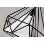 Dalux Pendant Light Geometric Cage Modern Retro Industrial Metal Bird cage Diamond Shade Ceiling Hanging Light for Kitchen Island Dining Room Hallway