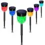 Aityvert Solar Lights Outdoor, Solar Path Lights Waterproof Landscape Lighting Auto On/Off LED Color Changing Solar Pathway Lights for Garden Lawn Patio Walkway Christmas Yard - 6-Pack Aityvert Solar Lights Outdoor, Solar Path Lights Waterproof Landscape Lighting Auto On/Off LED Color Changing Solar Pathway Lights for Garden Lawn Patio Walkway Christmas Yard - 6-Pack