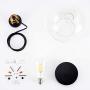 Pendant Light Glass Ceiling Pendant Lamp Glass Hanging Lamp with Adjustable Cord for Kitchen Dining Living Room Bedrooms or Office Space