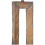 Tahoe Rustic Table Lamp Natural Slate Off White Rectangular Shade for Living Room Family Bedroom Bedside Nightstand - Franklin Iron Works