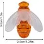 ER CHEN Solar Powered String Lights, 30 Cute Honeybee LED Lights, 15FT 8 Modes Starry Lights, Waterproof Fairy Decorative Lights for Outdoor, Wedding, Homes, Gardens, Patio, Party etc (Warm White)
