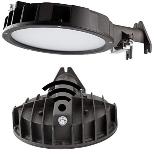 Lightdot 2 Pack 50W Led Barn Lights, Dusk-to-Dawn Outdoor Area Lights with Photocell, 6000 Lumens 5000K Daylight Waterproof Yard Street Flood Lights