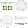 Motion Sensor LED Ceiling Light Battery Operated, WhitePoplar Wireless Motion Sensing Activated LED Light 300LM White Indoor for Closet Cabinet Stairs Kitchen Laundry Bedroom Basement Garage Hallway