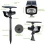 Solar Spot Lights Outdoor, Eneru LED Solar Spotlights PRO Solar Powered Landscape Lighting IP65 Waterproof Dusk to Dawn for Garden Pathway Yard Driveway Garage 2 Pack Cold White