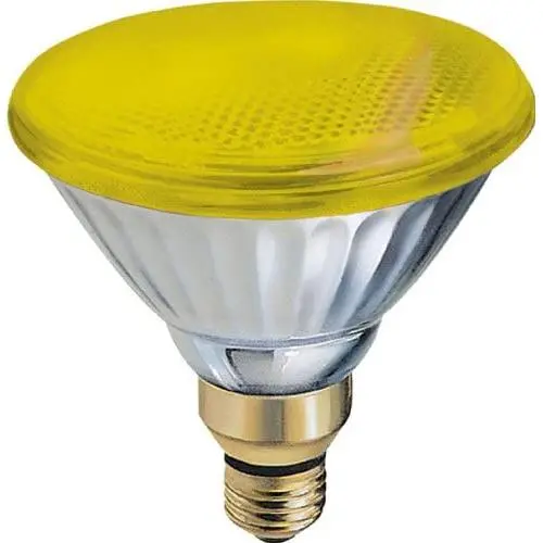 GE Lighting 13473 85-Watt Outdoor PAR38 Incandescent Light Bulb, Yellow GE Lighting 13473 85-Watt Outdoor PAR38 Incandescent Light Bulb, Yellow