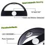 Temgin Motion Sensor Wall Sconce Lighting LED 7W Wall Lights 3000K Indoor Wall Lamp Black Aluminum Modern Design for Living Room Bedroom Hallway Wall Décor Warm White
