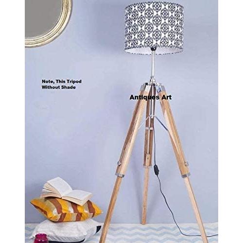 Antiques Art Floor Lamp for Living Room Home Decorative Lamp, Floor Lamps Wood Decorative Reading Standing Adjustable Light for Kids Boys Girls Living Room Bedroom Office Farmhouse