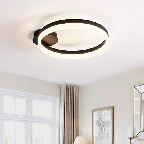 Royal Pearl Modern Ceiling Lighting LED Dimmable Flush Mount Ceiling Light Fixture Round Light Fixtures for Kitchen Dining Room Living Room Bedroom Warm White 3000K Black Royal Pearl Modern Ceiling Lighting LED Dimmable Flush Mount Ceiling Light Fixture Round Light Fixtures for Kitchen Dining Room Living Room Bedroom Warm White 3000K Black