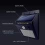 LumiGuard Solar Motion Sensor Light Outdoor - 200lm LED Wireless Waterproof Motion Sensor Light Ourdoor - Solar Lights Outdoor Motion Sensor for Yard, Pool Deck, Garden, Stairs (4 Pack)