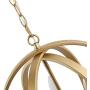 GEPOW Modern Orb Chandeliers, Gold Globe Hanging Light Fixture for Dining Room, Living Room, Bedroom, Kitchen Island and Foyer