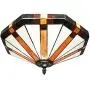 SUSUO Minimalist Colorful Stained Glass Flush Mount Ceiling Fixture Art Deco Ceiling Light for Bedroom Dining Room Hallway Kitchen