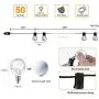 Outdoor Patio String Lights - Novtech 58FT 50Bulbs Waterproof LED Outdoor String Lights - Plug in G40 Decorative Globe String Lights for Backyard Pergola Party Bistro Porch Cafe - UL Standard