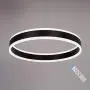Chandeliers Lighting, Modern LED Pendant Light Fixture 1 Ring Chandelier with Remote Control Kitchen Ceiling Light Black Meenyo Chandeliers Lighting, Modern LED Pendant Light Fixture 1 Ring Chandelier with Remote Control Kitchen Ceiling Light Black Meenyo