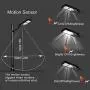 200W Solar Street Lights Outdoor Lamp, 288 LED 10000 Lumen, Light Control, IP65 Waterproof Dusk to Dawn Security Led Flood Light for Yard, Garden, Street, Basketball Court(2 Pack)
