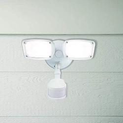 HALO MST20C18W Home Outdoor Security Smart LED Floodlight, White