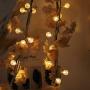 Globe String Lights for Bedroom 49 FT 100 LED Fairy Lights 8 Modes with Remote Control Plug in Decoration Lights for Patio Garden, Indoor, Outdoor, Christmas, Party (Warm White)