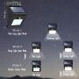 OHMU Solar Lights Outdoor,40 LED Solar Motion Sensor Lights Solar Security Lights IP 65 Waterproof Wireless Outdoor Lights,[6 Packs,500LM/3 Modes]