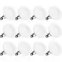 BBounder LED Recessed Lighting 4 Inch 12Pack, Dimmable, Damp Rated, LED Downlight with Baffle Trim, 8.5W=60W 650LM 4000K Cool White Can Lights, Simple Retrofit Installation - UL + Energy Star