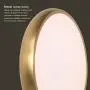 Dimmable Ceiling Light Fixture LED with Remote Control, 15 Inch Gold Ceiling Lights, 24W Modern Flush Mount Ceiling Light for Living Room Bedroom Ceiling Lamp for Island Dinning Room Office