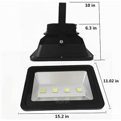 LED floodlight Outdoor Waterproof 200W LED Flood Lighting Equivalent to 1000W Halogen Bulb, Super Bright 6000k White Stadium Lights, 50,000 Hours Life Span for Outdoor Garden, Garage, Yard, Street