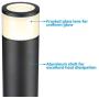 LEONLITE 5W LED Low Voltage Pathway Lights Outdoor Waterproof, Aluminum Construction for Garden Light, 400lm, 3000K Warm White, Yard, Patio, Lawn, Driveway Landscape Lighting, Pack of 4