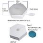 Smart Hexagon LED Lights Remote DIY Geometry Hex Light Touch Sensitive RGB Colorful Wall-Mounted Panels Puck Light for Bedroom Living Room Hallway Party Celebration Decor Night Light (6 Pack)