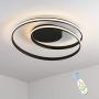 Simple Acrylic Modern Flush Mount Ceiling Lights for Living Room Bedroom Led Pendant Chandeliers fixtures Lighting with Dimmable Remote Control