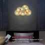 Cloud LED Night Lights Emoji Face Marquee Light Signs Timer&Dimmable Remote Control Operated Table Lamp Gifts for Girls Kids Toy Nursery Bedroom Kidsroom Home Deco for Birthday Xmas Party(Smile Cloud)