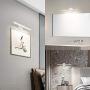 MantoLite LED Wall Light,15inch Aluminum Frame Picture Lighting,White Plug-in with Switch for Bathroom Mirror Lamp Fixture Modern Home Restaurant Bedside Wall Lamps Sconces,11W 880LM 3000K