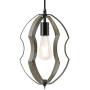 Tipace Vintage Pendant Light Rustic Metal Oil Rubbed Bronze Finish Wood Industrial Ceiling Hanging Light Fixture for Indoor Kitchen Island Dining Living Room Farmhouse