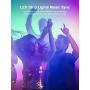 65.6 ft LED Strip Lights with Built-in Mic Ultra-Long LED Lights for Bedroom Color Changing RGB LED Strips(65.6 ft 44 Keys Remote+ Mic Control)