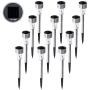 Sowsun Solar Pathway Lights Outdoor ,Solar Powered Landscape Garden Lights for Pathway ,Lawn, Patio, Yard,Path,Walkway Decoraiton-12 Pack(warm white)