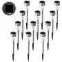 Sowsun Solar Pathway Lights Outdoor ,Solar Powered Landscape Garden Lights for Pathway ,Lawn, Patio, Yard,Path,Walkway Decoraiton-12 Pack(warm white)