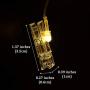 Lwind Photo Clip String Lights, 40 Clip LED Warm-White Fairy Twinkle Lights Powered by 3 AA Batteries for Hanging Photos, Cards and Light Artwork, ect