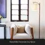 Brightech Montage - Bedroom & Living Room Floor Lamp - Reading Standing Light with Arc Hanging Shade - Indoor, Tall Pole Lamp for Office - Suits Mid Century Modern & Farmhouse - with LED Bulb - Bronze Brightech Montage - Bedroom & Living Room Floor Lamp - Reading Standing Light with Arc Hanging Shade - Indoor, Tall Pole Lamp for Office - Suits Mid Century Modern & Farmhouse - with LED Bulb - Bronze