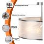 Tangkula Industrial Ceiling Light Fixture, Fabric Drum-Shaped Shade, Semi Flush Mount Ceiling Light w/ Metal Hanging Kit, 6-Light Close to Ceiling Light for Dining Room, Bedroom, Cafe, Bar, Entryway Tangkula Industrial Ceiling Light Fixture, Fabric Drum-Shaped Shade, Semi Flush Mount Ceiling Light w/ Metal Hanging Kit, 6-Light Close to Ceiling Light for Dining Room, Bedroom, Cafe, Bar, Entryway