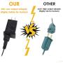 BHCLIGHT C9 Christmas String Lights, 50 LED Extendable Outdoor Fairy Lights Plug in, UL Safe, Green Wire String Lights for Patio Xmas Tree Wedding Party Decoration(Warm White) BHCLIGHT C9 Christmas String Lights, 50 LED Extendable Outdoor Fairy Lights Plug in, UL Safe, Green Wire String Lights for Patio Xmas Tree Wedding Party Decoration(Warm White)
