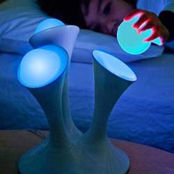 NOKIO Nightlight with Portable Balls,Creative Night Light,This Glowing Nightlight Lamp Has Removable Glow Balls for Trips to The Bathroom,Bedroom